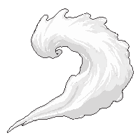 wind gust curved white streaks blowing strong