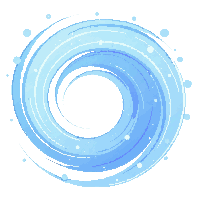 wind swirl spiral blue air current vortex