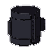 Compression Black  Velcro Closure — free pixel art sprite from Soccer Armbands