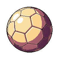 Beach Soccer  Like New — free pixel art sprite from Soccer Balls Variants