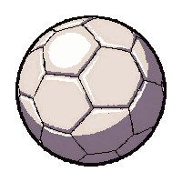 Beach Soccer  Solid Plain — free pixel art sprite from Soccer Balls Variants
