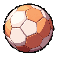 Beach Soccer  Well Loved Worn — free pixel art sprite from Soccer Balls Variants
