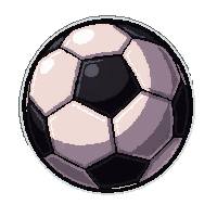 Foam Soft  Bright Colors — free pixel art sprite from Soccer Balls Variants