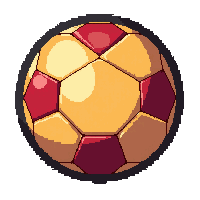 Futsal Mini  Bright Colors — free pixel art sprite from Soccer Balls Variants