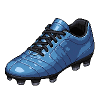 Blue Metallic  Lightly Worn — free pixel art sprite from Soccer Boots