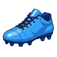 Blue Metallic  Polished Professional — free pixel art sprite from Soccer Boots