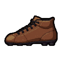 Brown Vintage  With Grass Stains — free pixel art sprite from Soccer Boots