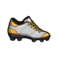 Gold Trimmed  Lightly Worn — free pixel art sprite from Soccer Boots