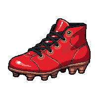 red suede brand new shiny
