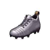 silver chrome molded flat sole