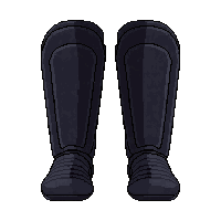 black shin guards  tournament grade