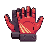 player gloves  beat up used