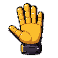 gold trimmed  modern grip
