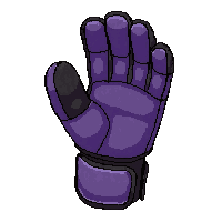 purple padded  modern grip