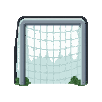 goal line marker  sun bleached white