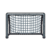 iron frame goal  pristine condition