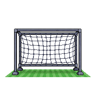 metal cage goal  tournament official