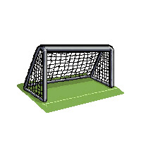 mini practice goal  well used practice