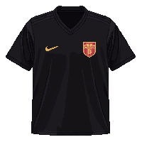 black team  worn and faded