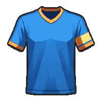 blue team  with captain s armband