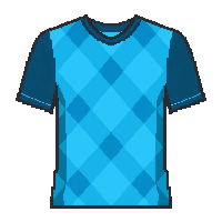 cyan team  diamond patterned