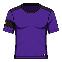 purple team  with captain s armband