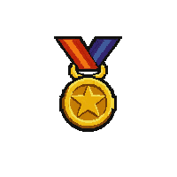 crystal excellence  on rainbow ribbon