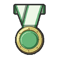 emerald excellence  on white ribbon