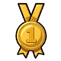 platinum championship  on gold ribbon