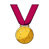 ruby special achievement  hanging proud