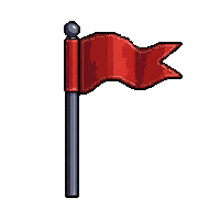 corner flag post  vintage faded