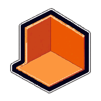 goal box corner  neon orange