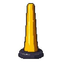 goal line cone  reflective bright