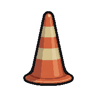 goal line cone  vintage faded