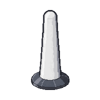 goal line cone  white chalk