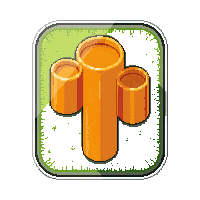 halfway line marker  neon orange