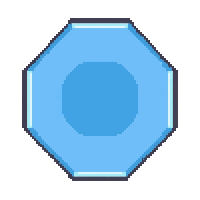 penalty spot marker  electric blue