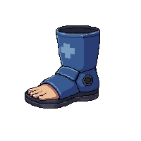 Ankle Brace  Blue Medical — free pixel art sprite from Soccer Recovery Gear