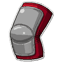 elbow guard  well used