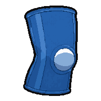 knee support  blue medical