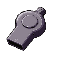 electronic whistle  worn used
