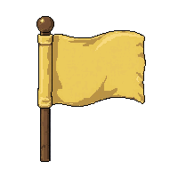 penalty flag  scuffed patina