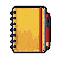 pocket notebook  scuffed patina