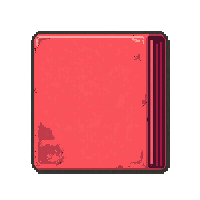red card  worn used