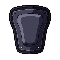 Black Reinforced  Training Basic — free pixel art sprite from Soccer Shin Guards