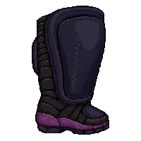 Black Reinforced  Vintage Bulky — free pixel art sprite from Soccer Shin Guards