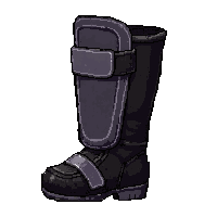 Black Reinforced  Well Worn Used — free pixel art sprite from Soccer Shin Guards