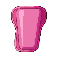 pink lightweight lightly padded