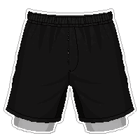 black athletic  pristine new