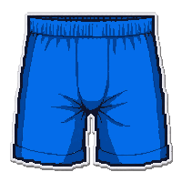 blue athletic  vintage worn